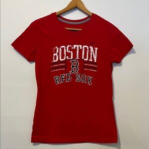 NIKE Boston Red Sox MLB Baseball Women’s Small Slim Fit Short Sleeve Graphic Tee